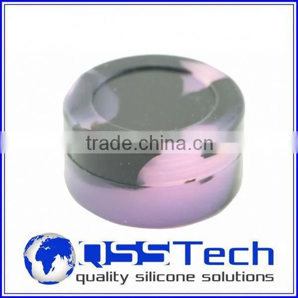 High Quality 7ml Customized Small Herbs Dram Jars/ Oil Dab Wax Container/ Silicone Wax and Oil Container