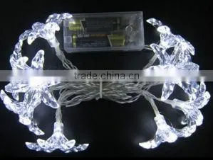 Led Battery Christmas Lights With Christmas Tree, Snow, Pentagram , Mushroom photo-3