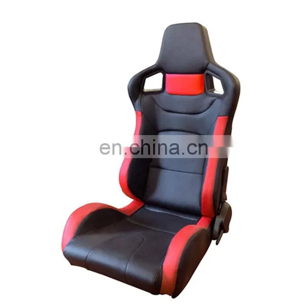 Blue PVC Adjustable Racing Seats With Single Rails Car Seat for Auto Use photo-2