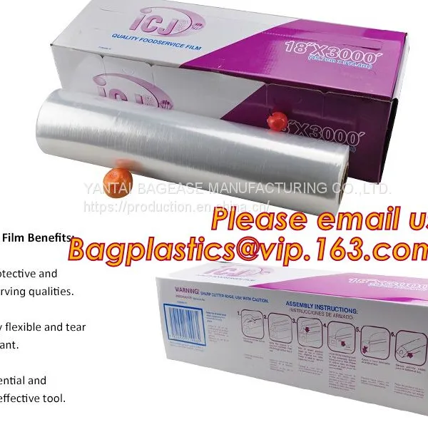 Compostable Biodegradable Corn PLA Foil Roll Wrap Film, PVC Cling Film, Fresh Food Wrap Cover, Food Wrap PE Cling Film photo-2