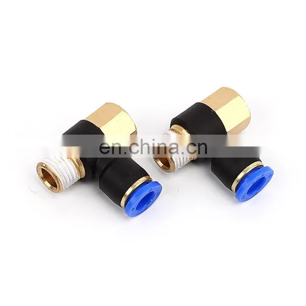 SNS SPHF Series Pneumatic 90 Degree Elbow Male-Female Thread Push To Connect Pipe Fittings Quick Tube Joints photo-3