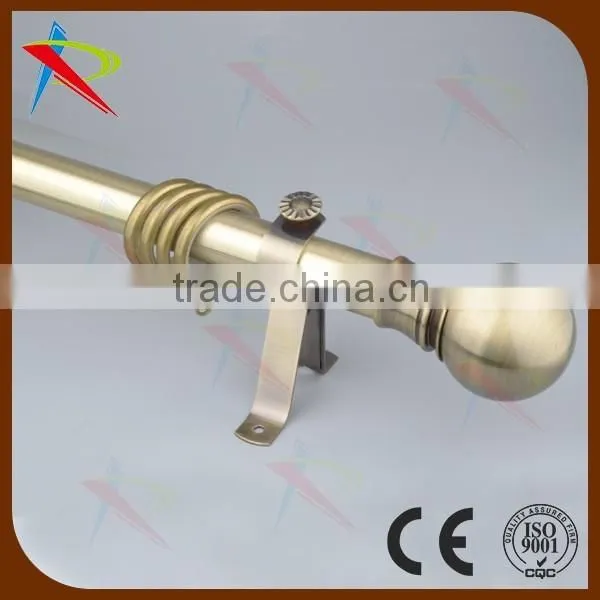 Metal High Quality Hot Sell Egg Finials Flexible Curtain Rods/poles photo-2