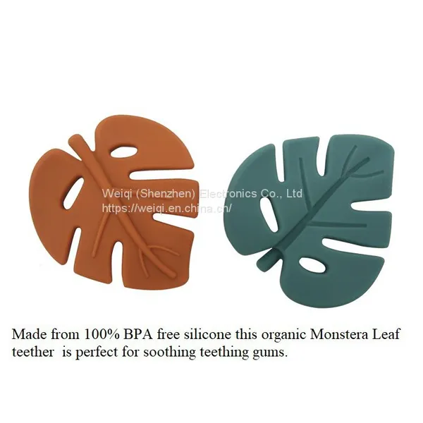 Silicone Maple Teether Bpa Free Baby Teething Teether photo-2