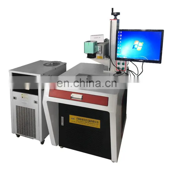 High Efficiency UV Fiber Laser Marking 3D Logo Marking Engraving Machine for Metal Plastic PVC Laser Machine Engraver photo-5