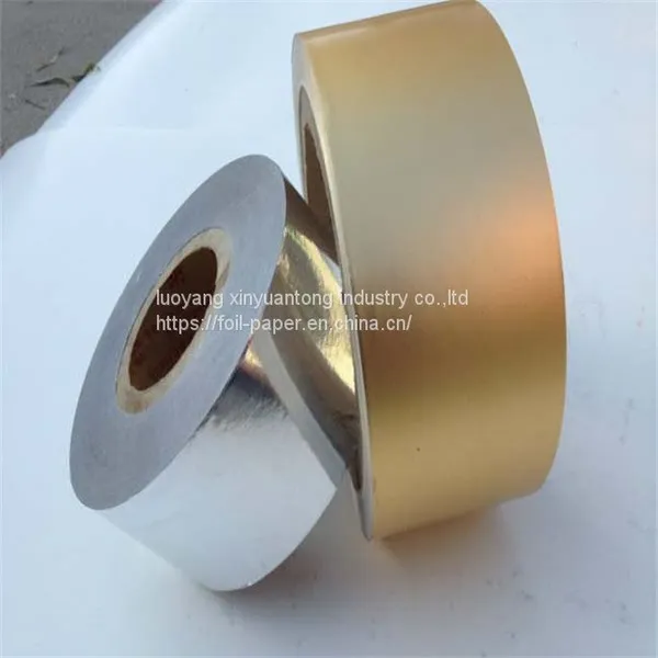 Manufacturer Cigarette Inner Liner Foil Paper Cigarette Packet Gold Silver Aluminum Foil Laminated Paper