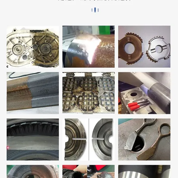 Industrial Grade Handheld Mobile Laser Cleaning Machine, Tire Mold Weld Metal Surface Laser Rust Removal Machine photo-2
