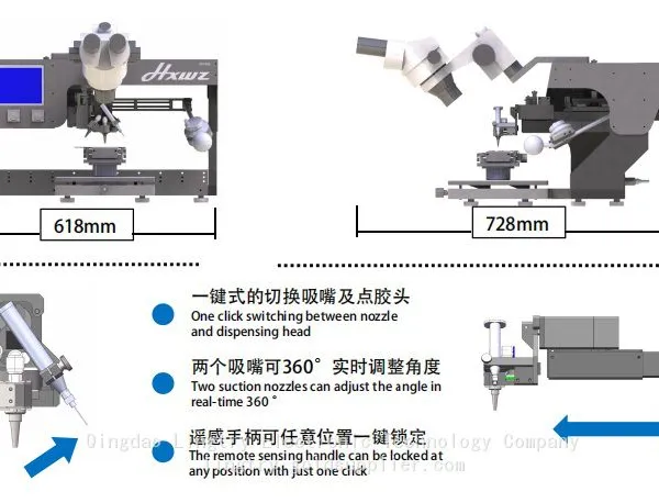 manual eutectic die bonder and epoxy die attach