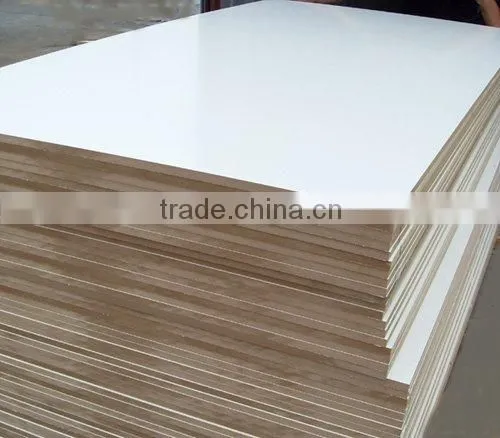 MDF (plain MDF, Melamined MDF)