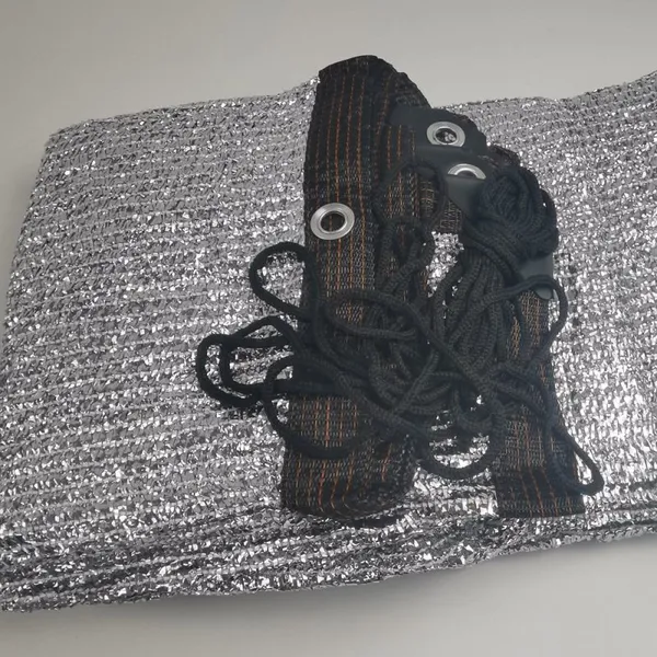 Aluminum Shade Net 85% Shading Silver Aluminum Mesh Plant Covering Summer Shading Cover for Car photo-3
