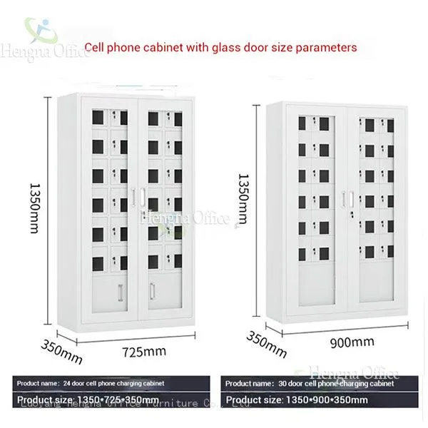 Factory Direct 48 Slots Door Phone Charging Cabinet | for School Classroom Management | With 32A Leakage Protector photo-2