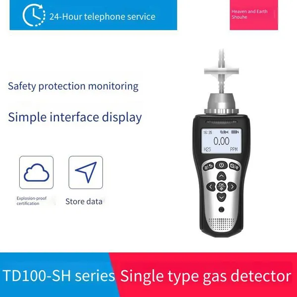 Handheld Dinitrogen Tetroxide Tester Td100-sh-n2o4, Fuel Leak Alarm for Rocket Propeller photo-2