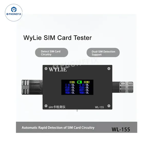 WYLIE WL-155 Тестировщик SIM-карт для iPhone 14-17 Pro Max и Android