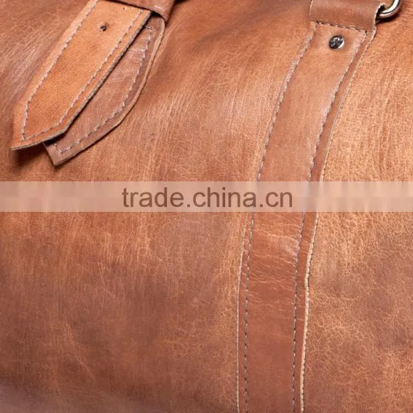 Wholesale Men Leather Duffle Bag photo-2