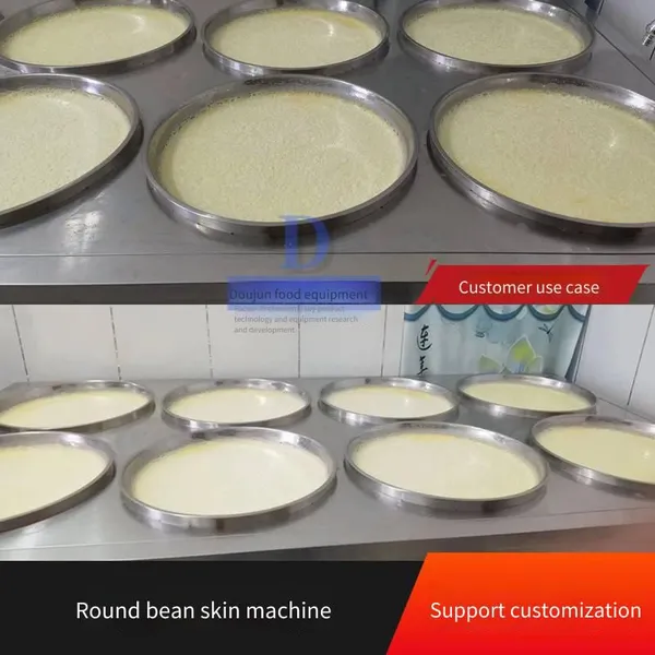 Round Disc Tofu Skin Machine, Stainless Steel Disc, Customized on Demand, Steam-heated and Environmentally Friendly Bean Product Equipment, Yuba Machine photo-3