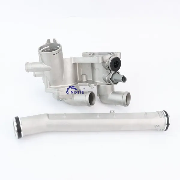032 121 026BS, 032 121 111CL, 032 121 111CB Aluminium Thermostat Housing Assembly for VW photo-2