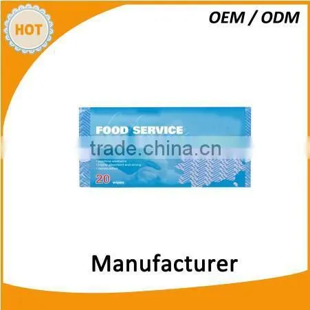 Professional All Purpose Wipes Foods Service Antibacterial Restaurant Wipes