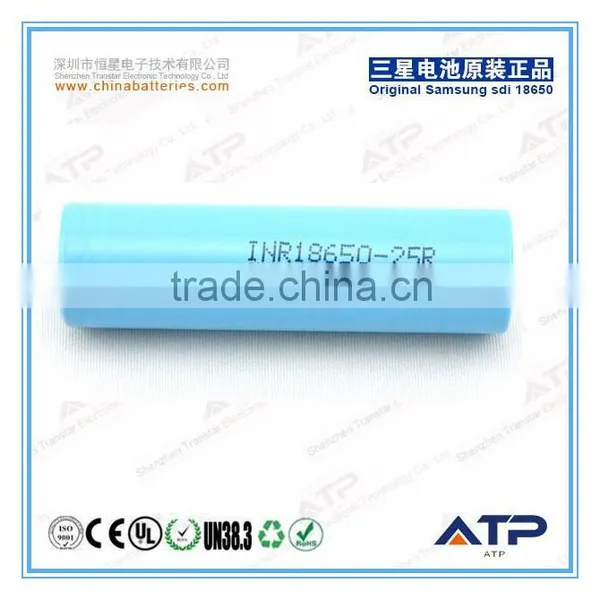Samsung Lithium Ion Battery Cell 18650 / Samsung Inr18650-25r / Samsung 18650 25r photo-3