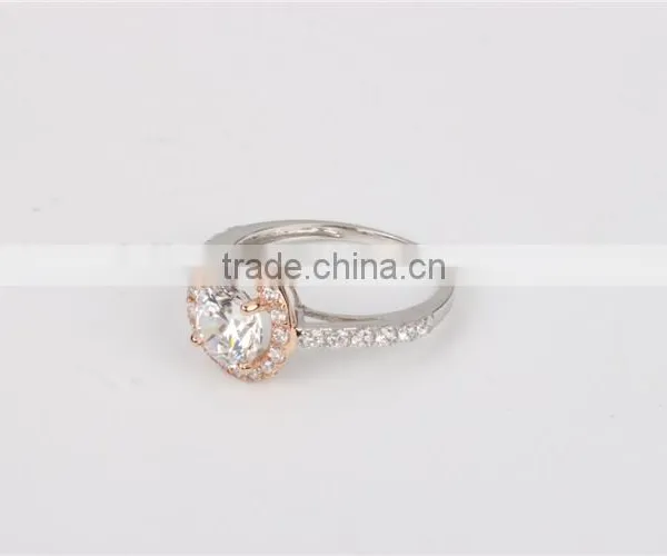 New Arriving Fashion Women Rings Solid14K Gold Jewelry AAAAA CZ photo-3