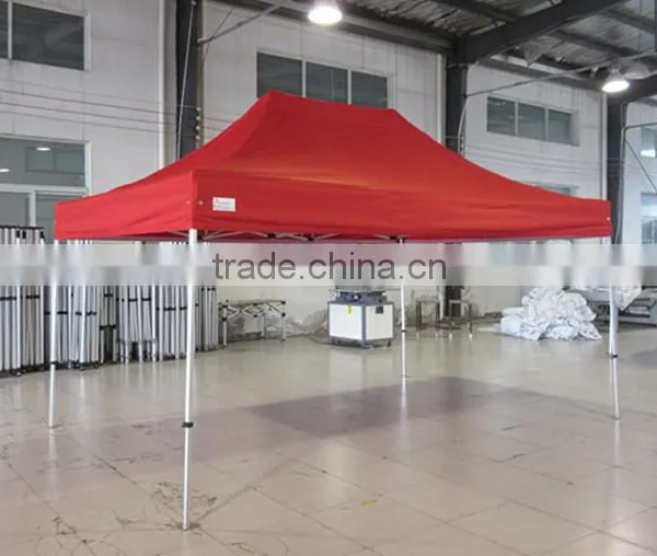 3m X4.5m Small Hexagon Folding Gazebo With Window and Door Walls