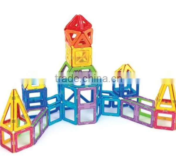 New MagKiss-Magformers Set Magnetic Building Toy Triangules Rainbow Family Fun Game Kids photo-4