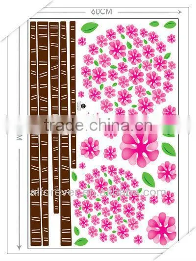 Hot Sale XL Pink Dandelion Wall Decor for Living Room 60*90cm photo-3