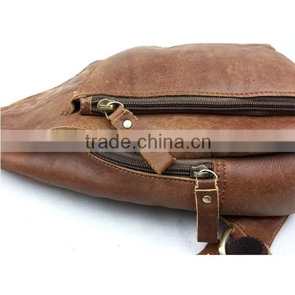 Innovative Leather Cross Bag for Men Brown Leather Shoulder Bag for Men Leather Bag India photo-3