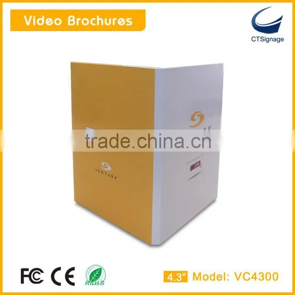 Hot Sale 4.3 Inch Lcd Screen Video Brochure Video Book Video Booklet for Advertising VC4300 photo-4