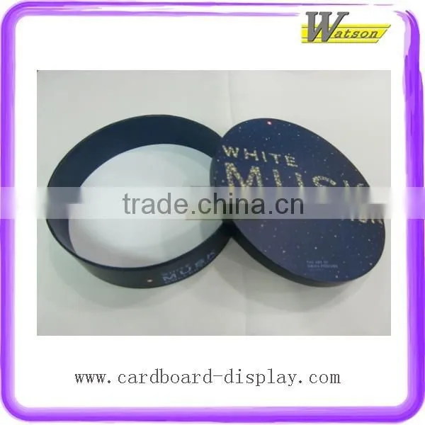 Delicious Chocolate Round Paper Box Packaging , Paper Box Gift Box Packaging Box With Silk Handle photo-3