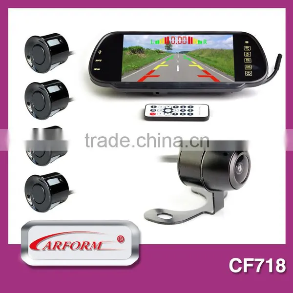 China Factory Wholesale Bluetooth Handsfree Car Kit With Parking Sensor Backup Rearview Camera