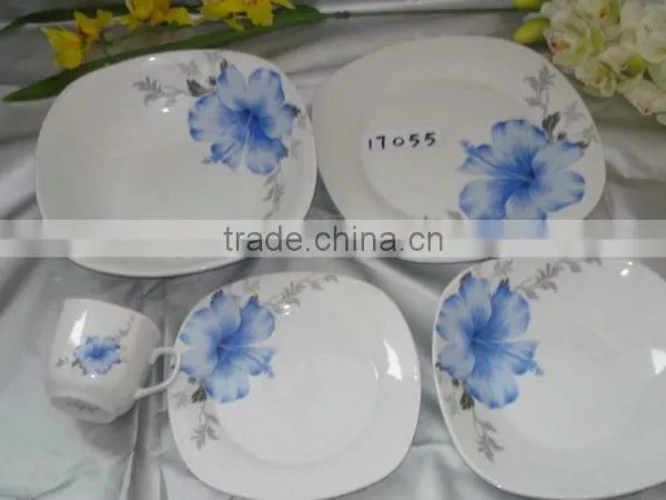 Hot Sell Ceramic Round Dinner Set With Balloon Decal for Wholesale photo-5