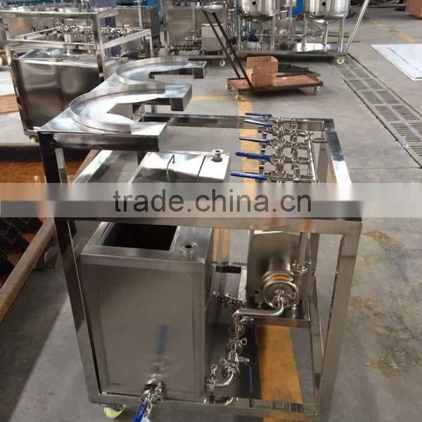 Stainless Steel Manual Two Station Beer Keg Washing Machine BarrelThree-phrase 220V 50 Hz photo-3