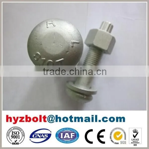 High Tensile Steel Bolts for A325-TC
