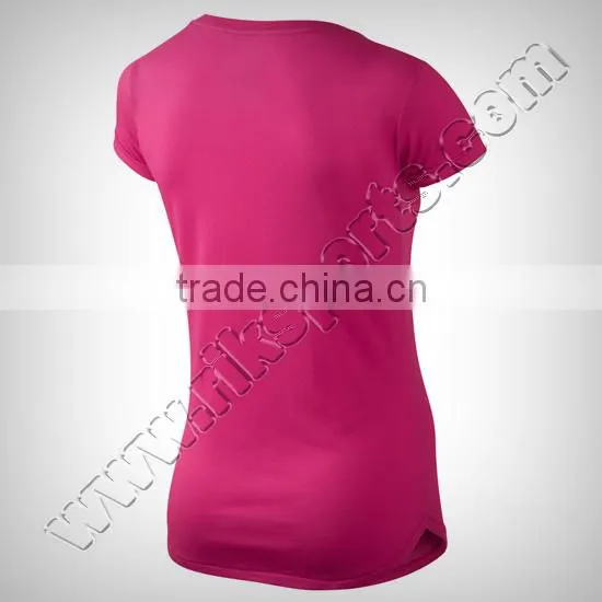 Women Beautiful Sports T-Shirts Casual T-Shirts With 100% Cotton photo-2
