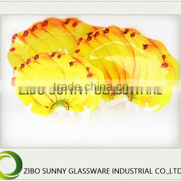 Banana Fruit Series of Glass Plate Are Happy photo-3