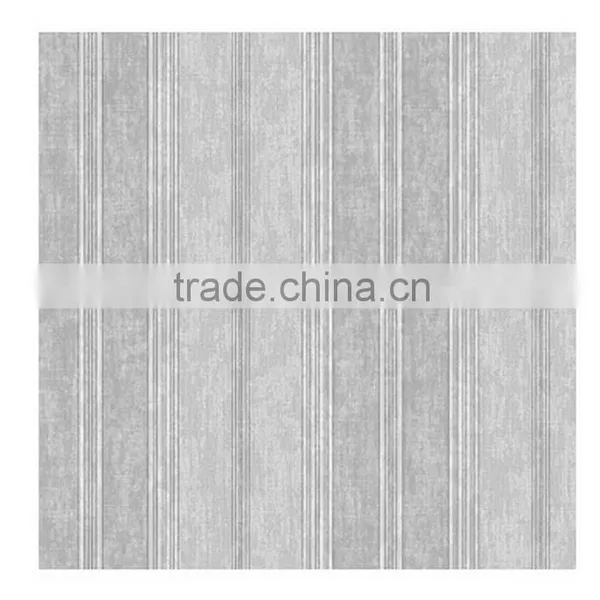 Discounted Printed Vinyl Coated Wallpaper, Navy Blue Neat Wide Stripe Wall Sticker for Closet Room , Fancy Wall Mural Roll photo-3