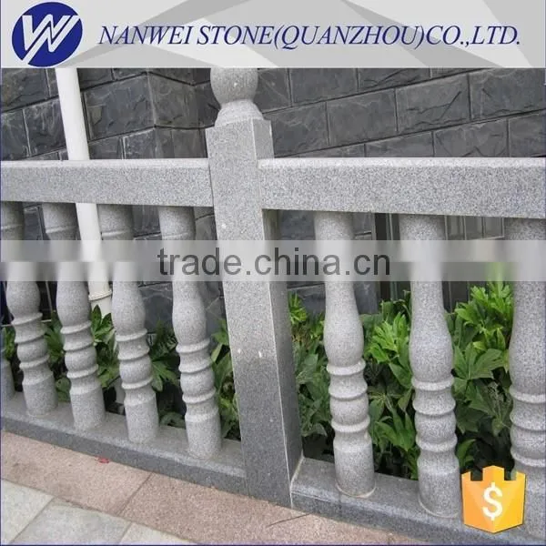 Tan Brown Granite Balcony Baluster Polished Granite Landscape Rail photo-5