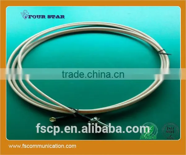 RG142 Cable Assembly With SMA Male Right Angle Crimp to N Female Bulkhead Crimp Connectors photo-2