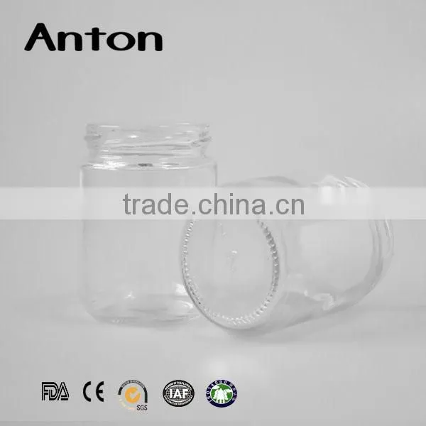 200ml Regular Shape Glass Jar With Screw Metal Lid photo-3