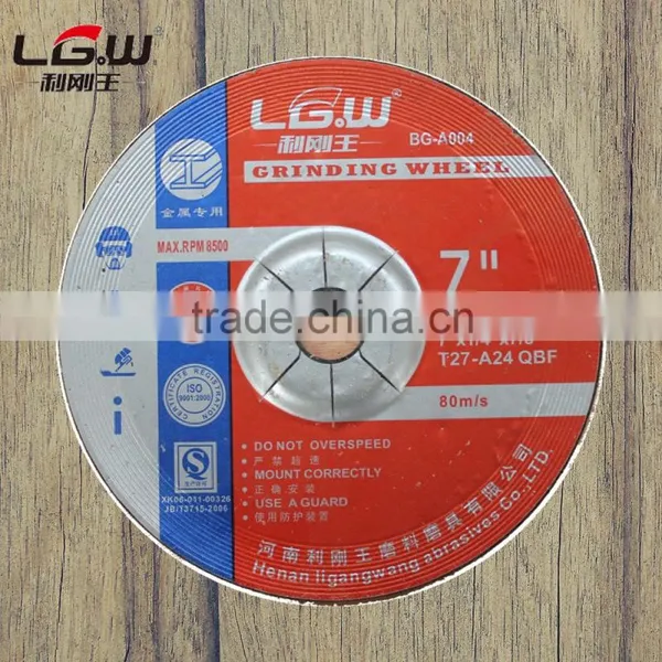 389 HOT SALE 180*6*22 Red Color DC GRINDING Wheel for Thiland Market LIGANGWANG ABRASIVE photo-2
