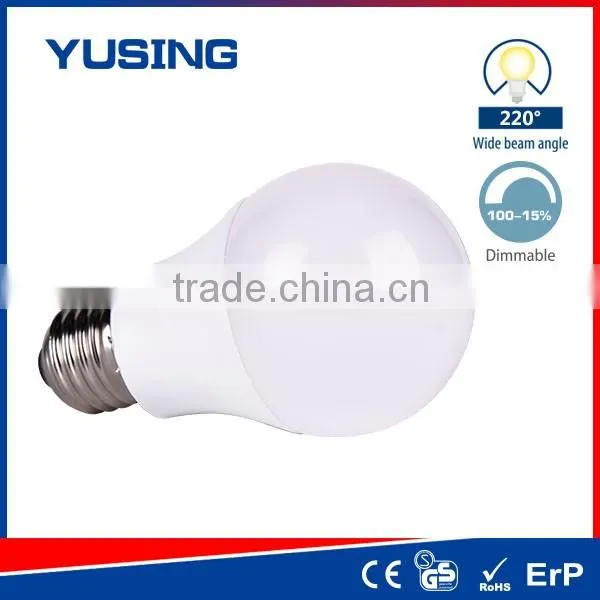 A60 Color Temp. Adjustable 9W 12W LED E27 10% to 100% Dimmable LED Bulb photo-2
