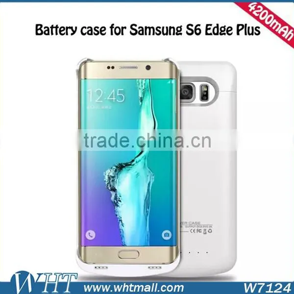 2016 New Products 4200mAh Rechargeable Battery Case for Samsung Galaxy S6 Edge Plus photo-6