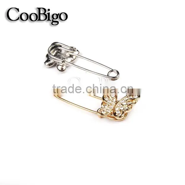 Popular Jewelry Rhinestone Butterfly Pin Brooch Girls Dresses Hijab Scarf Wedding Party Gift Appreal Promotion Accessories photo-2