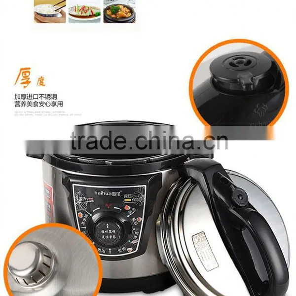 Kitchen 24 Hours Preset Function Aluminum Induction Pressure Cooker photo-4