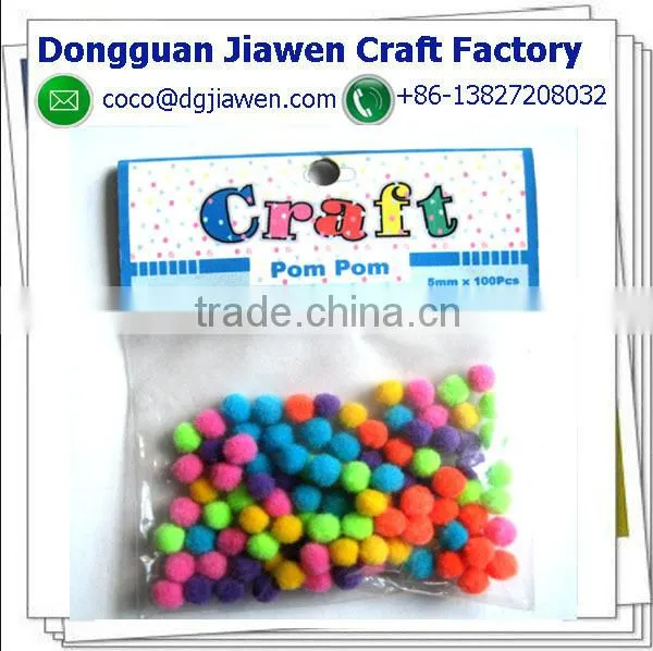 Party Decoration Christmas Colour 5mm Pompom photo-2