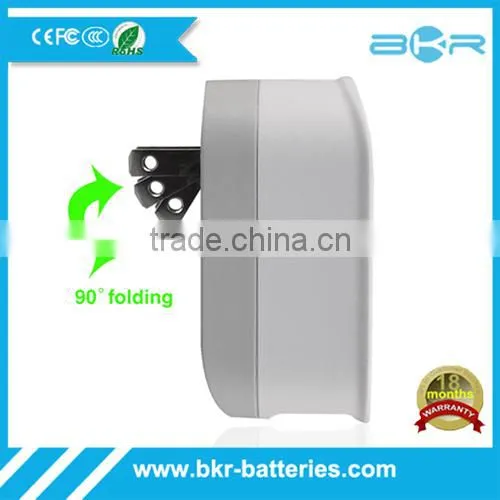 Custom Phone Charger With Dual Usb Charger 5V/2.4A/1A Output
