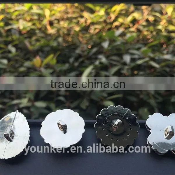 Acrylic Plastic Rhinestone Button Sewing Retail Wholesale Flower Center Cheap Big Colorful Button Shank Etsy Hotsale Amazon photo-2
