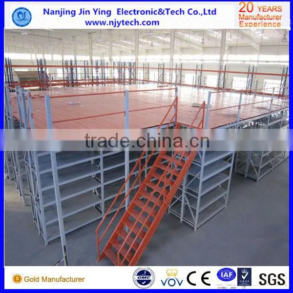 Nanjing Jinying Heavy Duty Pallet Racking,steel Work Platform,mezzanine Rack,warehouse Storage Rack photo-3