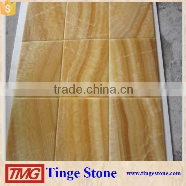 Yellow Honey Onyx Marble Slab Price photo-5