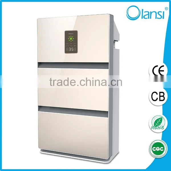 Portable health care supply air cleaner, Olans dust collectory HEPA air purifier with dust sensor, light sensor