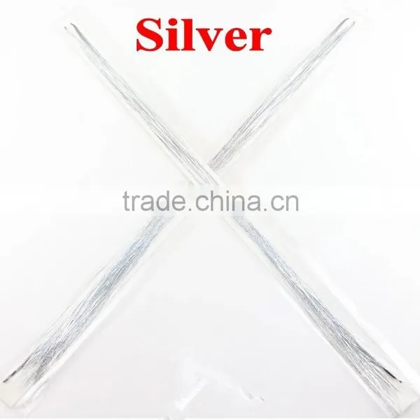 Sparkling Bling Hair Tinsel Sparking Hair Bling Tinsel Silver photo-2